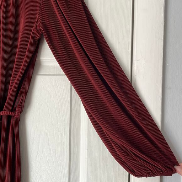 Zara Pleated Wrap Dress - Size S - NWT - Picture 6 of 13